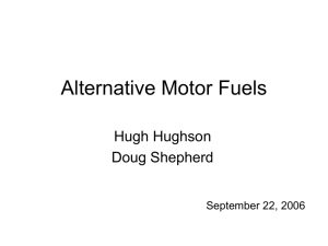 Other Alternative Motor Fuels