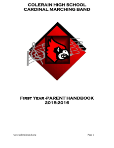 CMB 1st Year Parent Handbook