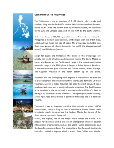 The Philippines is an archipelago of 7107 islands, islets, rocks and