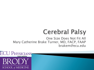 Cerebral Palsy - Clinical University