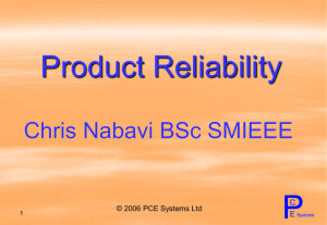 Product Reliability