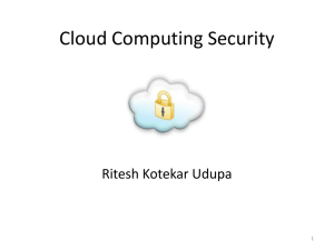 Cloud Computing Security