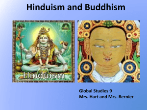 Hinduism and Buddhism - Saugerties Central School
