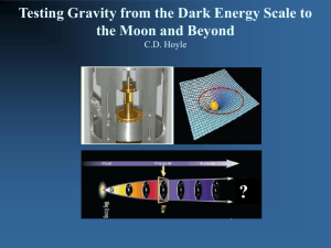 Gravity Research Overview Presentation