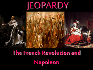 Fr. Rev. and Napoleon Jeopardy