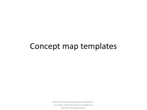 Concept map templates