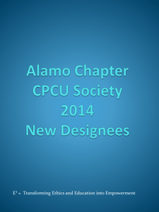Yearbook - Alamo CPCU Society Chapter