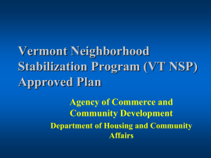 NSP - Vermont Affordable Housing Coalition