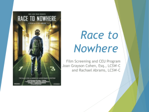 Race to Nowhere 031915