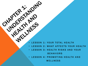 Understanding Health and Wellness PowerPoint