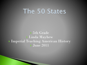The 50 States - Digital Chalkboard