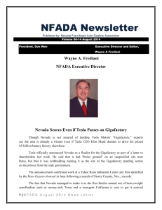 Click here for Monthly Newsletter - Nevada Franchised Auto Dealers