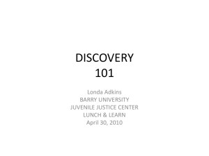 discovery 101