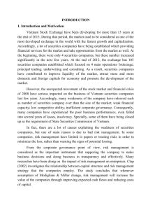 chapter 3- solutions for improving risk management of the securities