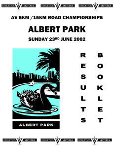 2002 Albert Park Champs Results