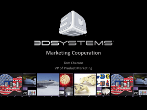 3D Systems Marketing Updates - Q1 2014 res