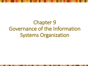 Chapter 1 Strategy and Information Systems