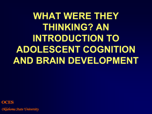 adolescent brain development