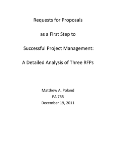 RFP Paper - Matthew A. Poland