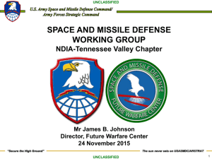 Nov 2015: James Johnson briefing - NDIA