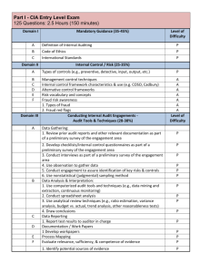 Part I - CIA Entry Level Exam