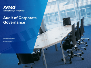 Corporate Governance and IA