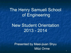 PowerPoint Presentation - The Henry Samueli School of