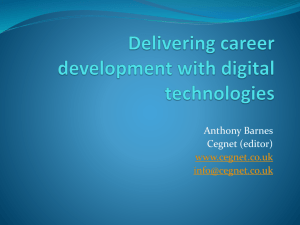 Delivering career development with digital technologies