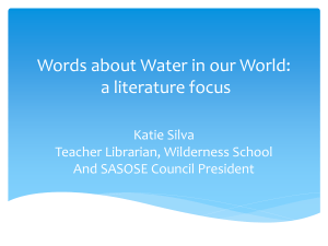Words about Water