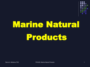 Marine natural produ..