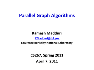 Parallel Graph Algorithms - Computer Science Division