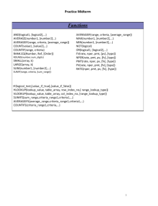 Practice Midterm Solution