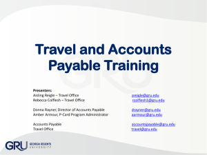 Athletic Travel Training Business Processes