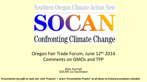 Oregon Fair Trade ForumMeeting