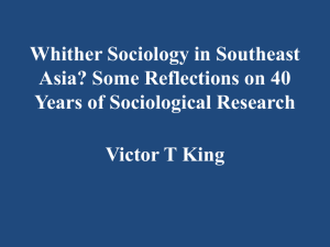 Whither Sociology in Southeast Asia?