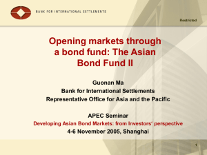 The Asian Bond Fund initiative