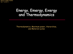 Lecture 2: Energy
