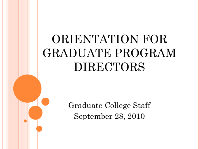 Program Director Workshop