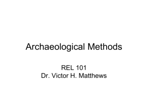 Archaeological Methods