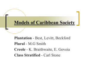 Models of Caribbean Society