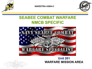 PPT: NMCB 201 Mission Areas
