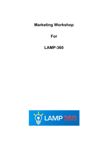 Marketing Workshop - LAMP-360