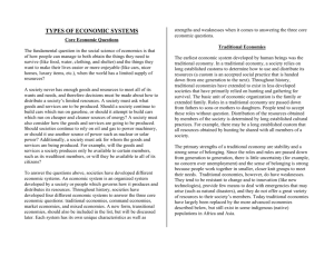 types of economic systems - Libertyville High School