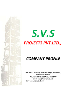 profile - SVS Projects