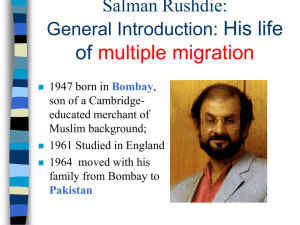Salman Rushdie: General Introduction