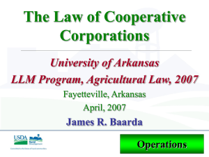 Syllabus: Operations - University of Arkansas