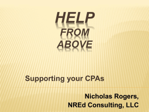PowerPoint Help from Above - Supporting CPAs