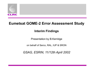 trace gas columns