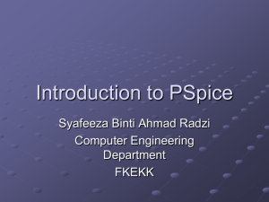 Introduction to PSpice