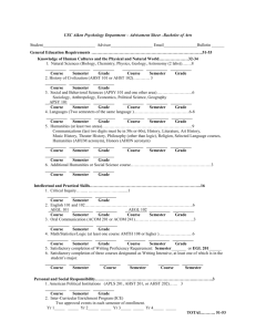 Click here for the Psychology B.A. Advisement Sheet